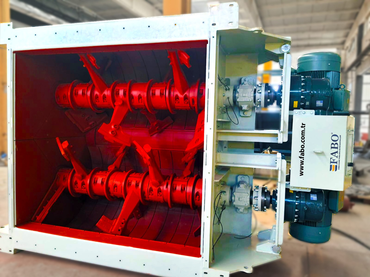 FABO twin shaft mixer - Beton mikseri: fotoğraf 1 FABO twin shaft mixer - Beton mikseri: fotoğraf 1