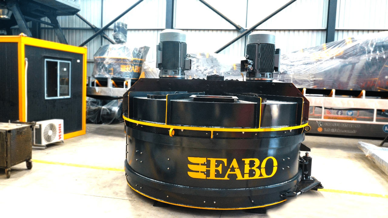 FABO twin shaft mixer - Beton mikseri: fotoğraf 2 FABO twin shaft mixer - Beton mikseri: fotoğraf 2