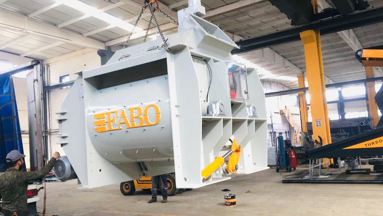 FABO twin shaft mixer - Beton mikseri: fotoğraf 1 FABO twin shaft mixer - Beton mikseri: fotoğraf 1