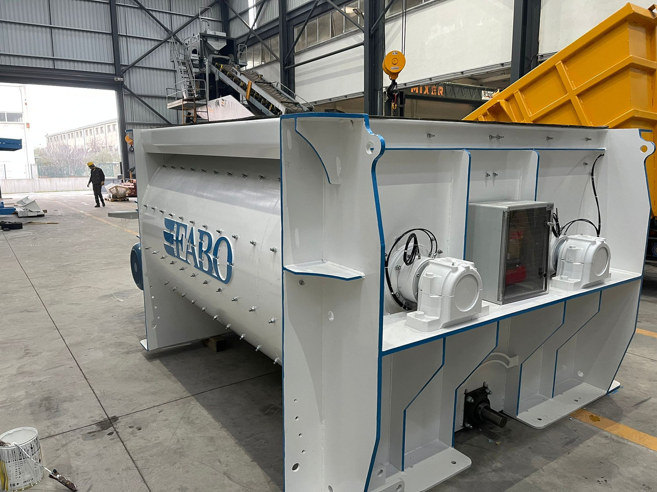FABO twin shaft mixer - Beton mikseri: fotoğraf 3 FABO twin shaft mixer - Beton mikseri: fotoğraf 3