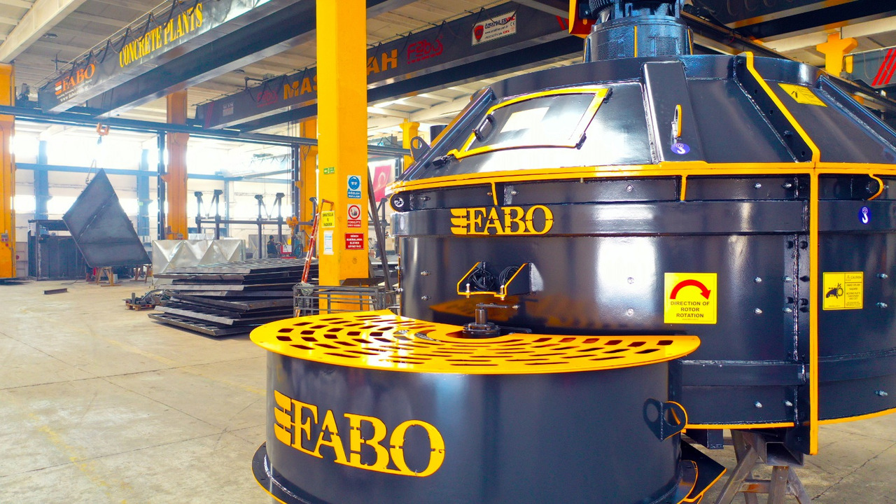 FABO twin shaft mixer - Beton mikseri: fotoğraf 1 FABO twin shaft mixer - Beton mikseri: fotoğraf 1