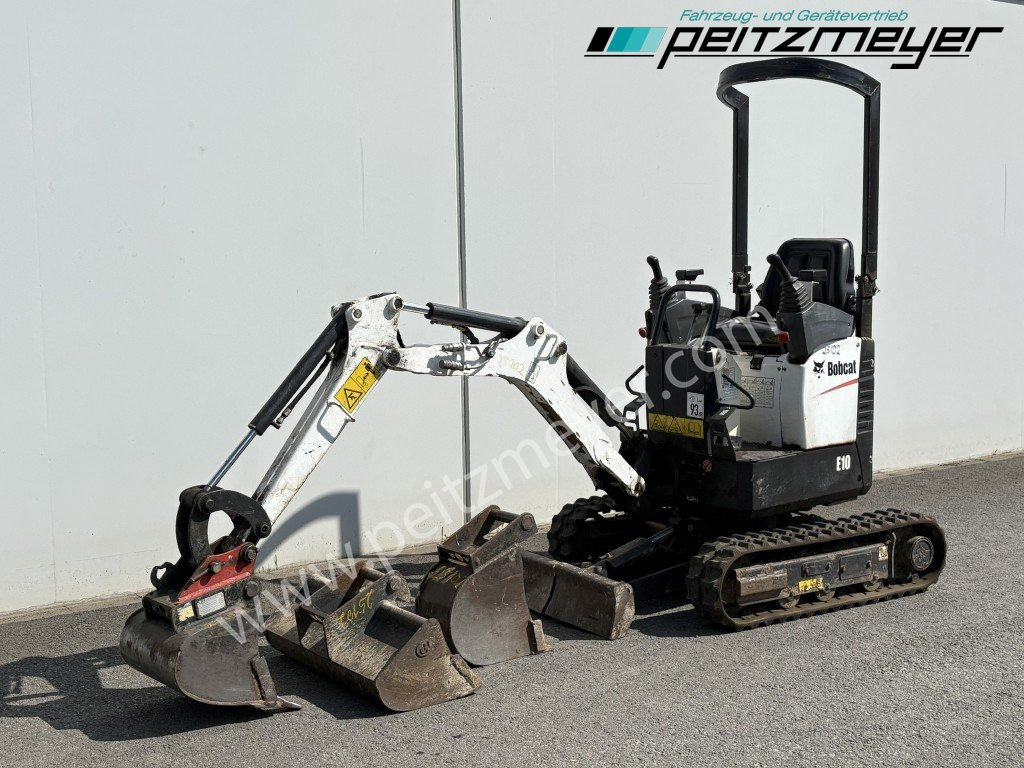 BOBCAT Minibagger E 10 verstellbares Fahrwerk 710 - 1.100 mm, - Mini ekskavatör: fotoğraf 1 BOBCAT Minibagger E 10 verstellbares Fahrwerk 710 - 1.100 mm, - Mini ekskavatör: fotoğraf 1