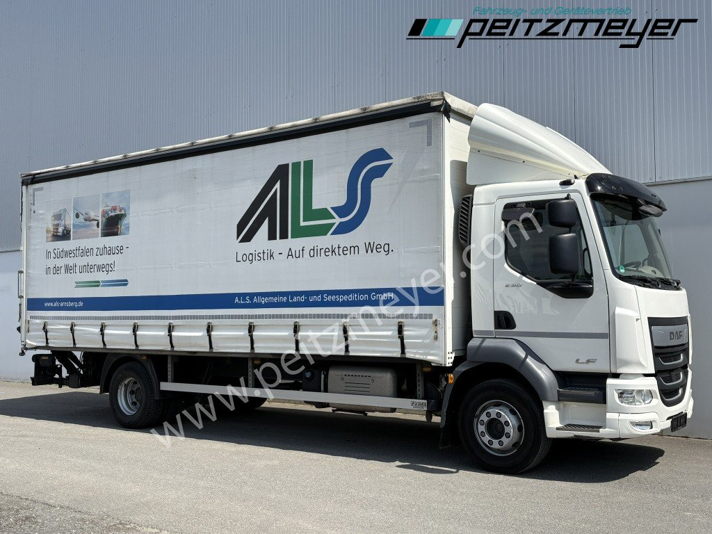 DAF LF 16.290 FL Pritsche + LBW 1,5 t. NL 9 t. - Tenteli kamyon: fotoğraf 2 DAF LF 16.290 FL Pritsche + LBW 1,5 t. NL 9 t. - Tenteli kamyon: fotoğraf 2