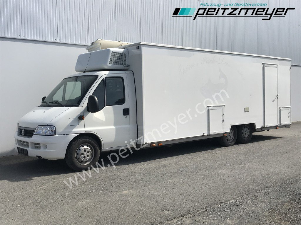 IVECO FIAT (I) Ducato Verkaufswagen 6,5 m - Motor neu vor 21 TKM + Kühltheke, Fritteuse - Gida kamyon: fotoğraf 1 IVECO FIAT (I) Ducato Verkaufswagen 6,5 m - Motor neu vor 21 TKM + Kühltheke, Fritteuse - Gida kamyon: fotoğraf 1