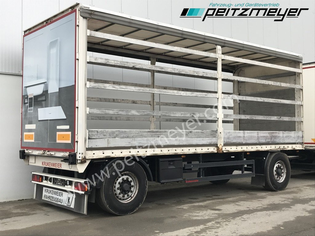 KRUKENMEIER PRITSCHENANHÄNGER 18 T. mit Durchlade - Tenteli römork: fotoğraf 1 KRUKENMEIER PRITSCHENANHÄNGER 18 T. mit Durchlade - Tenteli römork: fotoğraf 1
