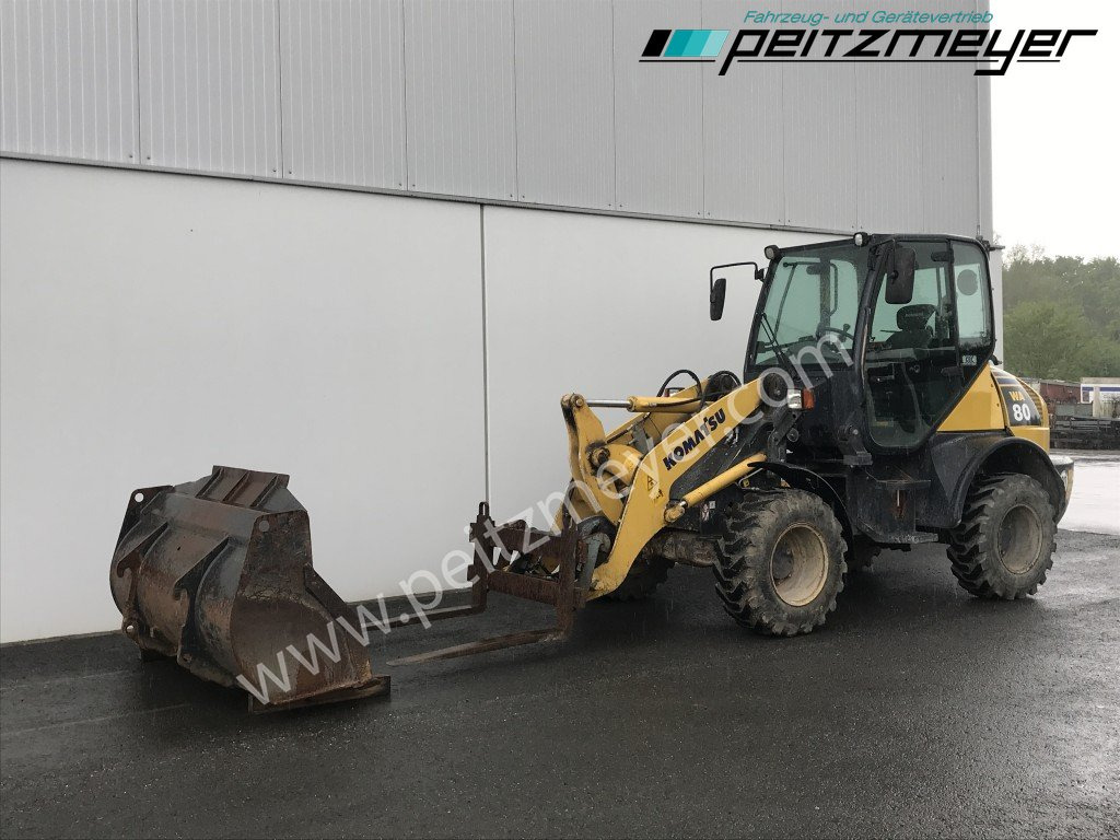 Komatsu RADLADER WA 80-6 Palettengabel und Standardschaufel - Tekerlekli yükleyici: fotoğraf 1 Komatsu RADLADER WA 80-6 Palettengabel und Standardschaufel - Tekerlekli yükleyici: fotoğraf 1