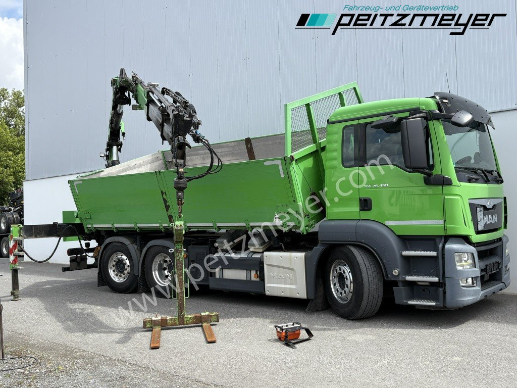 MAN TGS 26.460 FL 6x2 Kipper+Kran+Funk Lenkachse, 2-Seitenkipper, Atlas 172.3 - Damperli kamyon, Vinçli kamyon: fotoğraf 2 MAN TGS 26.460 FL 6x2 Kipper+Kran+Funk Lenkachse, 2-Seitenkipper, Atlas 172.3 - Damperli kamyon, Vinçli kamyon: fotoğraf 2