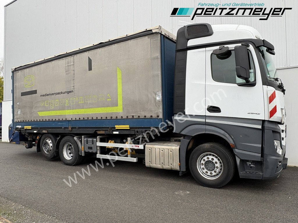 MERCEDES-BENZ Actros 2542 LL BDF Pritsche + Mitnahmestapler komplett - Tenteli kamyon: fotoğraf 2 MERCEDES-BENZ Actros 2542 LL BDF Pritsche + Mitnahmestapler komplett - Tenteli kamyon: fotoğraf 2
