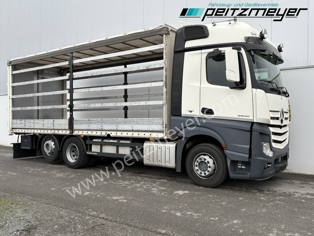 MERCEDES-BENZ Actros 2545 LL Pritsche, Klima, Standklima, PPC, EU 6 MP 4 - Edscha - Sal/ Açık kasa kamyon: fotoğraf 2 MERCEDES-BENZ Actros 2545 LL Pritsche, Klima, Standklima, PPC, EU 6 MP 4 - Edscha - Sal/ Açık kasa kamyon: fotoğraf 2