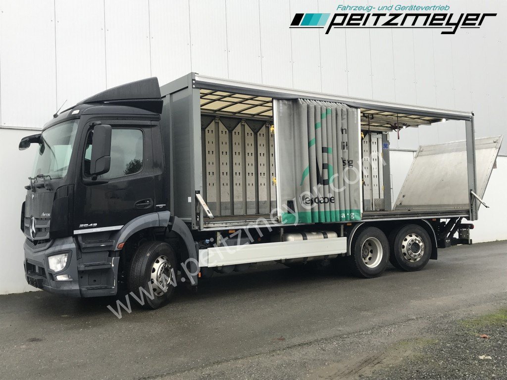MERCEDES-BENZ Antos 2543 LL Ewers Getränke Retarder, 2 x AHK, LBW 2 t., Lenkachse - Taşınması içecek kamyon: fotoğraf 1 MERCEDES-BENZ Antos 2543 LL Ewers Getränke Retarder, 2 x AHK, LBW 2 t., Lenkachse - Taşınması içecek kamyon: fotoğraf 1