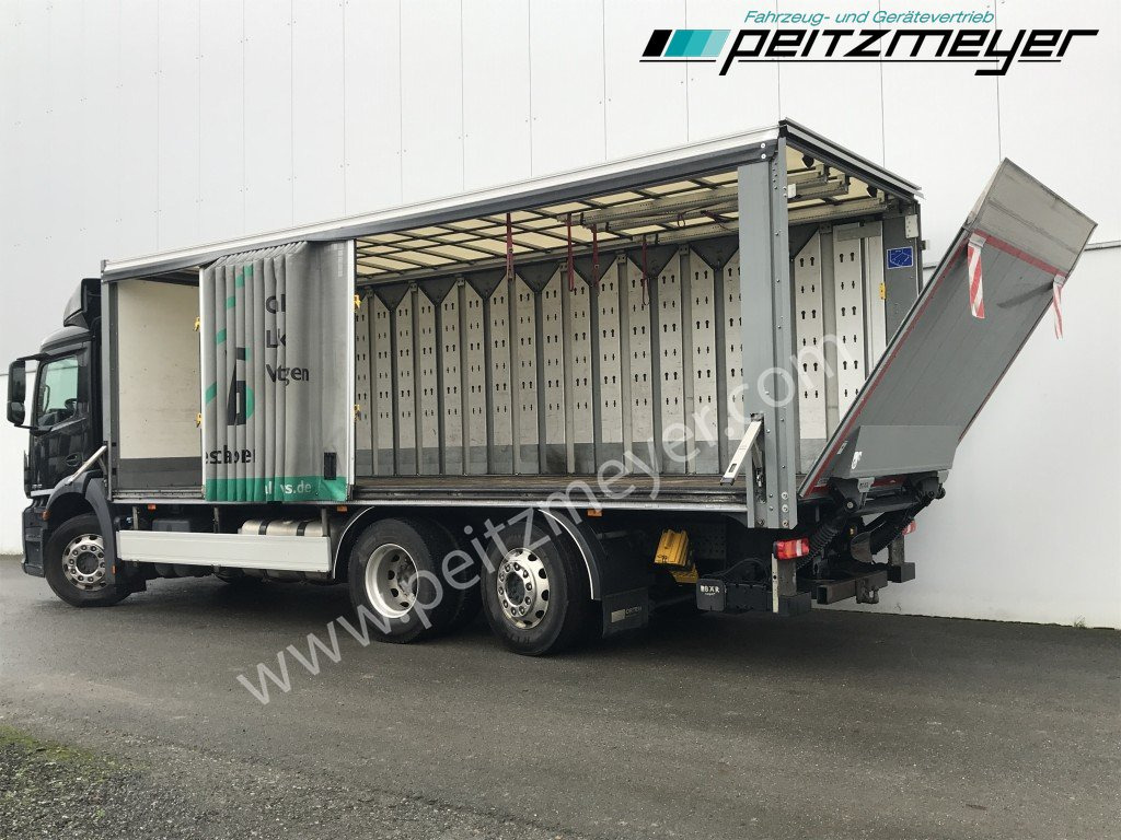 MERCEDES-BENZ Antos 2543 LL Getränke Schiebeplane Retarder, 2 x AHK, LBW 2 t., Lenkachse - Taşınması içecek kamyon: fotoğraf 4 MERCEDES-BENZ Antos 2543 LL Getränke Schiebeplane Retarder, 2 x AHK, LBW 2 t., Lenkachse - Taşınması içecek kamyon: fotoğraf 4