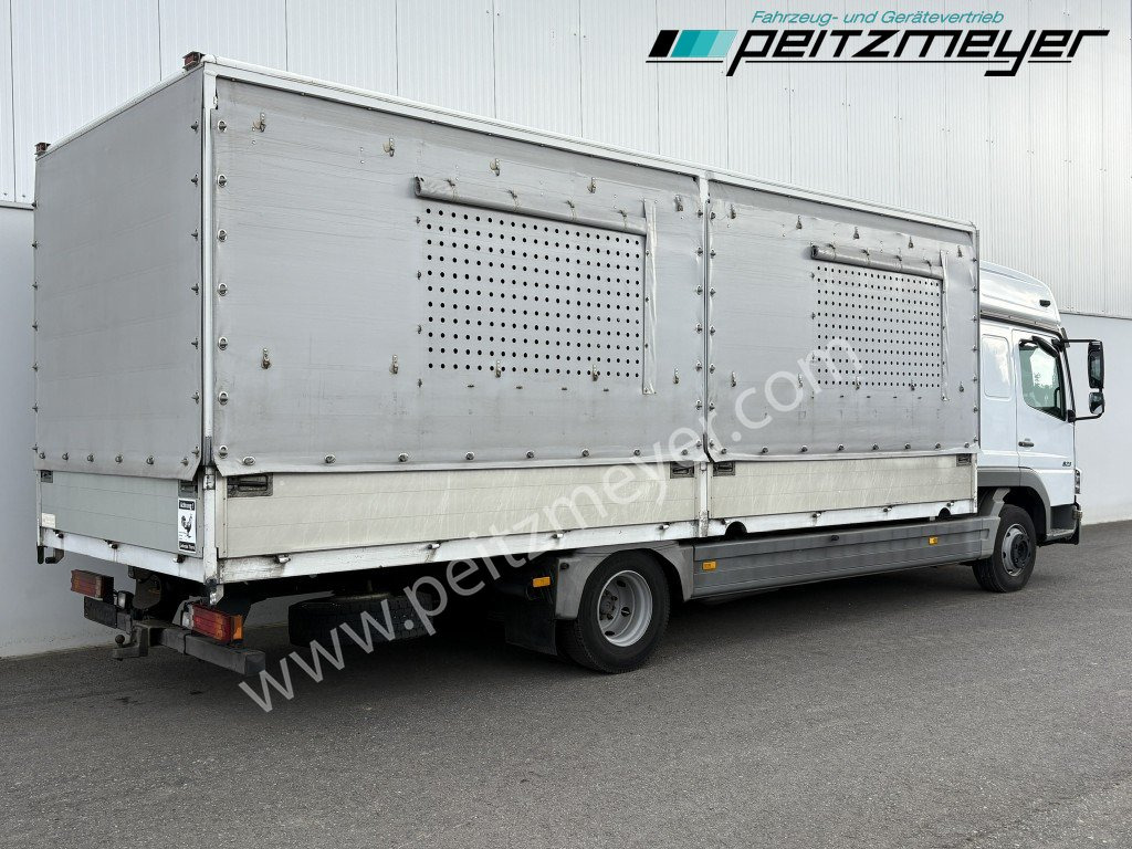 MERCEDES-BENZ Atego 823 L Geflügelpritsche L - Fahrerhaus, Klima, 2 x AHK - Kapalı kasa kamyon: fotoğraf 5 MERCEDES-BENZ Atego 823 L Geflügelpritsche L - Fahrerhaus, Klima, 2 x AHK - Kapalı kasa kamyon: fotoğraf 5