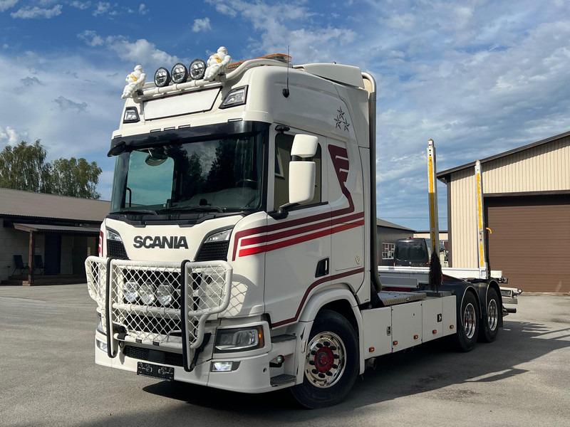 Scania R730 B6X4NB - Tomruk kamyonu, Vinçli kamyon: fotoğraf 1 Scania R730 B6X4NB - Tomruk kamyonu, Vinçli kamyon: fotoğraf 1