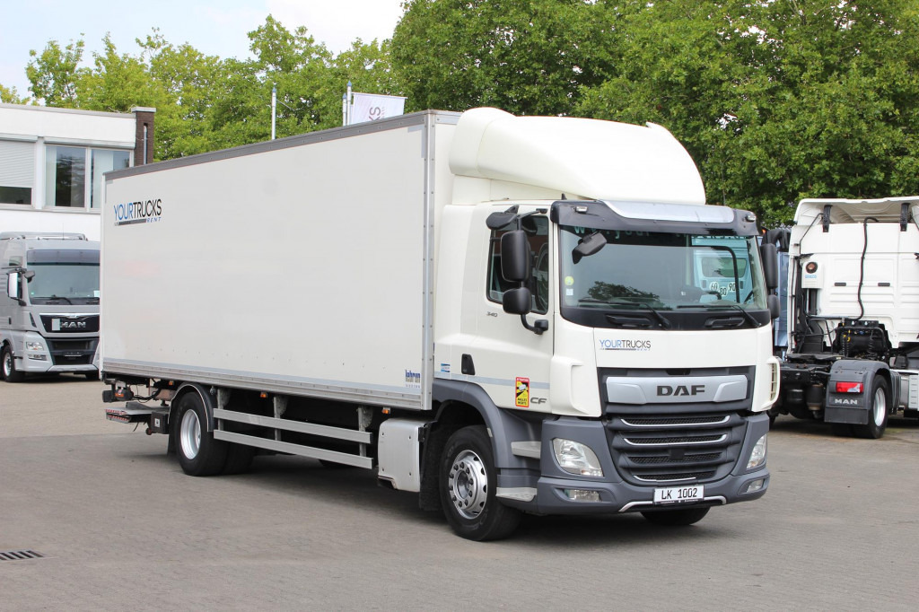 Kapalı kasa kamyon Daf CF 340 E6  Koffer 8,5m  Klima  LDW  Rolltor  LBW: fotoğraf 9