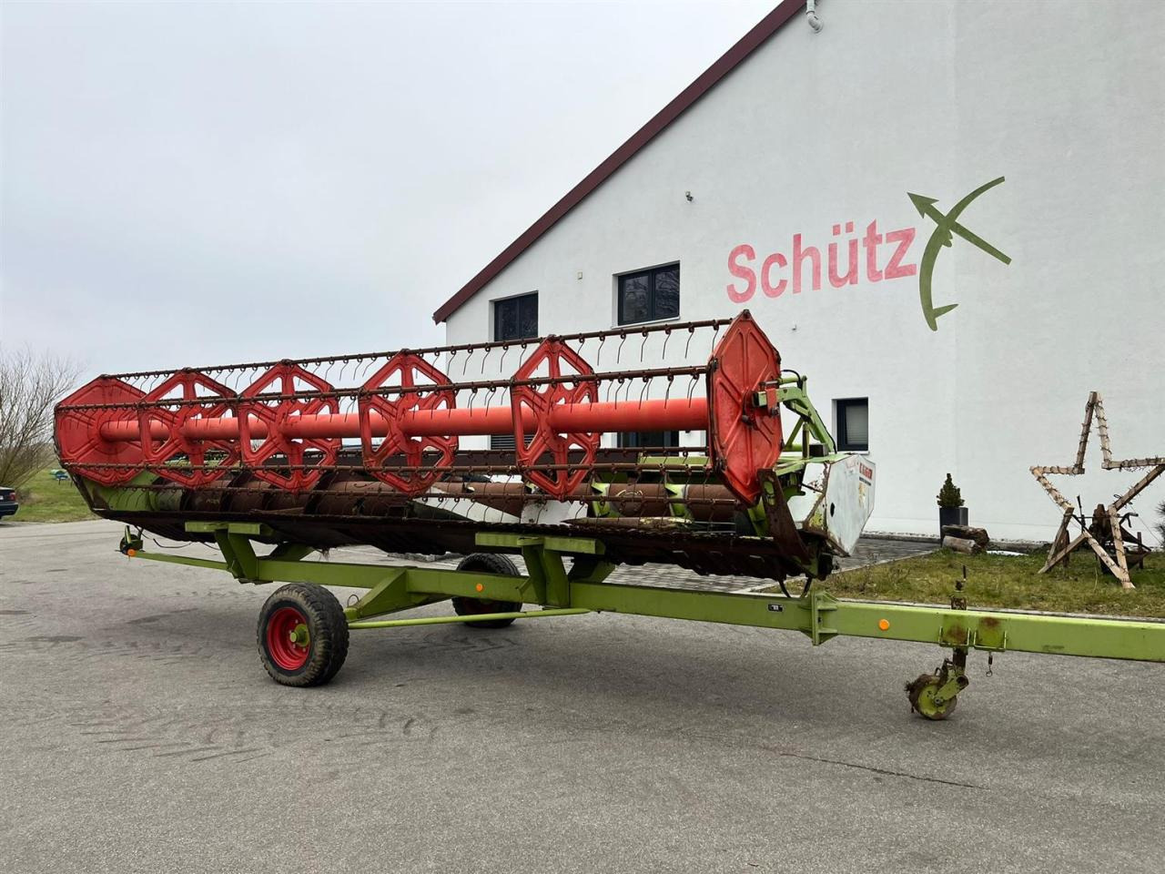 CLAAS Schneidwerk Claas C660 mit Autocontour, Transportwagen - Silaj makinesi aksesuarları: fotoğraf 2 CLAAS Schneidwerk Claas C660 mit Autocontour, Transportwagen - Silaj makinesi aksesuarları: fotoğraf 2