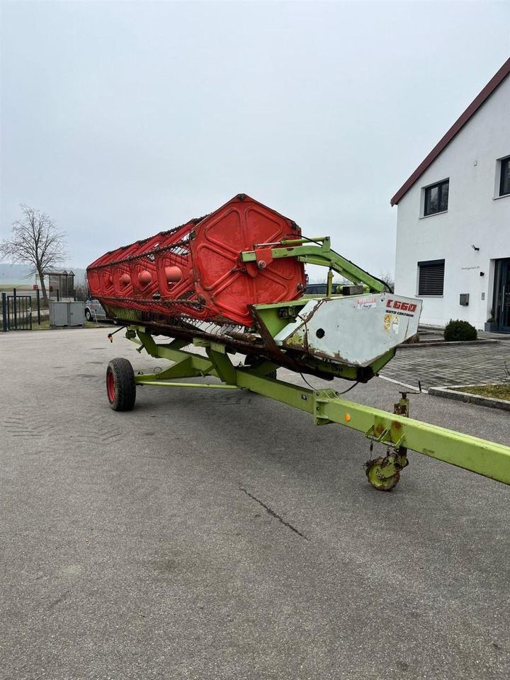 CLAAS Schneidwerk Claas C660 mit Autocontour, Transportwagen - Silaj makinesi aksesuarları: fotoğraf 5 CLAAS Schneidwerk Claas C660 mit Autocontour, Transportwagen - Silaj makinesi aksesuarları: fotoğraf 5
