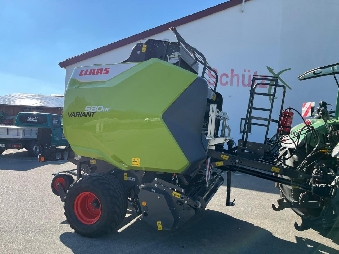 Silindirik balya makinesi CLAAS Variant 580 RC, neuwertige Rundballenpresse: fotoğraf 6