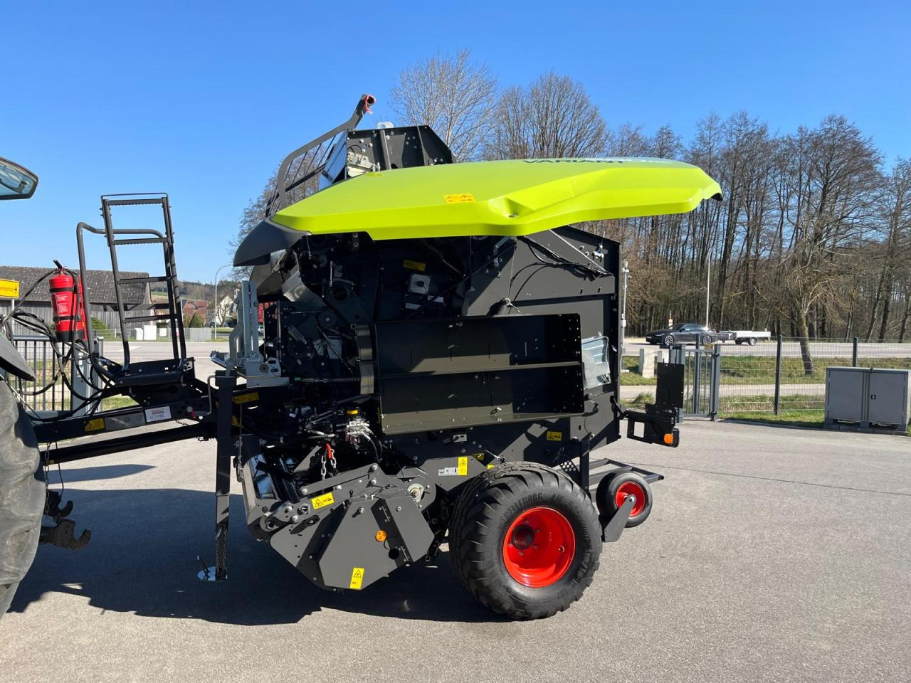 Silindirik balya makinesi CLAAS Variant 580 RC, neuwertige Rundballenpresse: fotoğraf 8