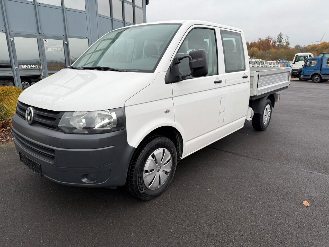 Açık kasa kamyonet, Çift kabin kamyonet Volkswagen VW T 5 2,0 TDI  Doka AHK Klima 114 PS: fotoğraf 13