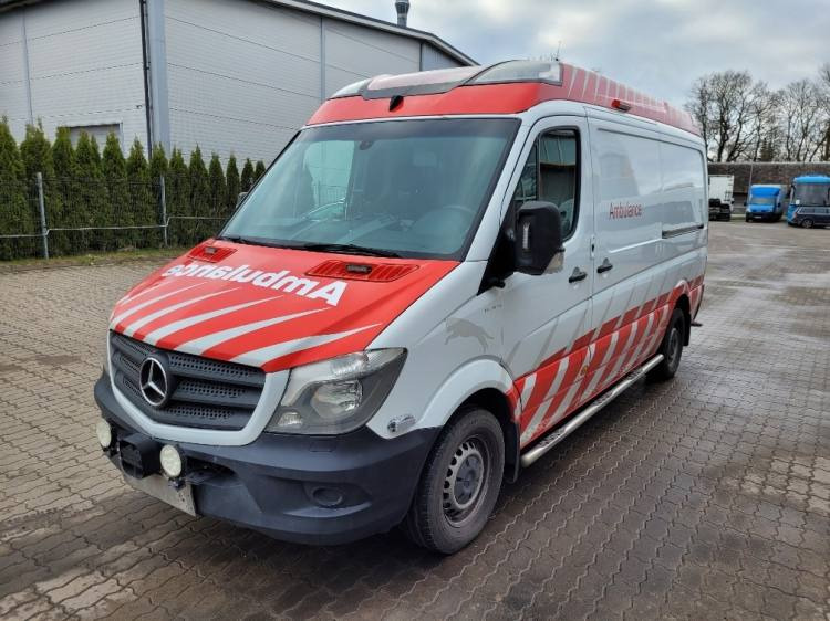 MERCEDES – BENZ SPRINTER 319 3.0D AMBULANCE (PROFILE) KLIMA, 6.2017, EURO 6 - Ambulans arabası: fotoğraf 2 MERCEDES – BENZ SPRINTER 319 3.0D AMBULANCE (PROFILE) KLIMA, 6.2017, EURO 6 - Ambulans arabası: fotoğraf 2