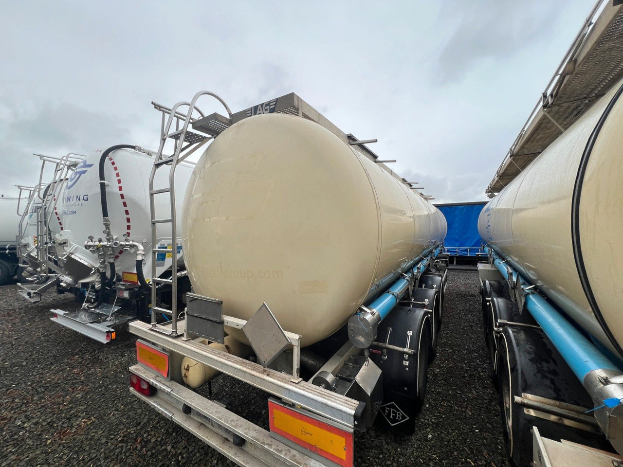 Tanker dorse Lag 32000 l Lebensmitteltank mit 3 Kammern, ADR: fotoğraf 7