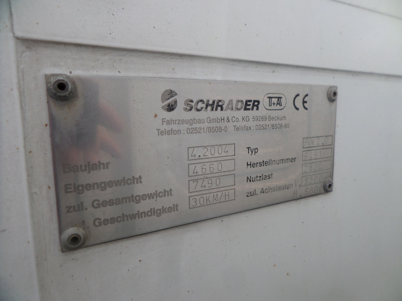 Schrader Water truck WSU 3000 MAN - Havaalanı ekipmanları: fotoğraf 2 Schrader Water truck WSU 3000 MAN - Havaalanı ekipmanları: fotoğraf 2