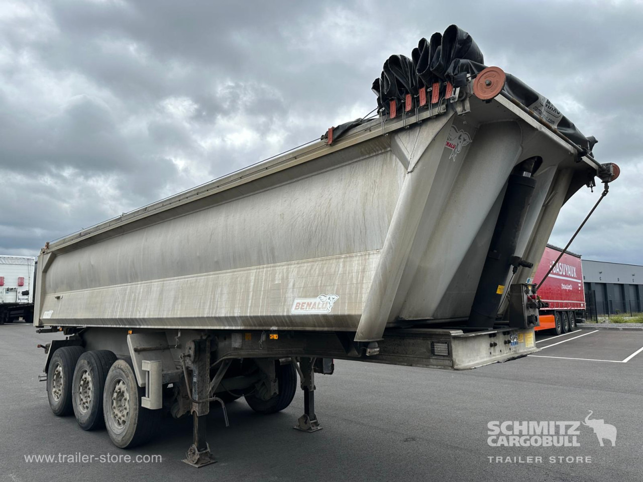 BENALU Tipper Alu-square sided body 24m³ - Damperli dorse: fotoğraf 1 BENALU Tipper Alu-square sided body 24m³ - Damperli dorse: fotoğraf 1