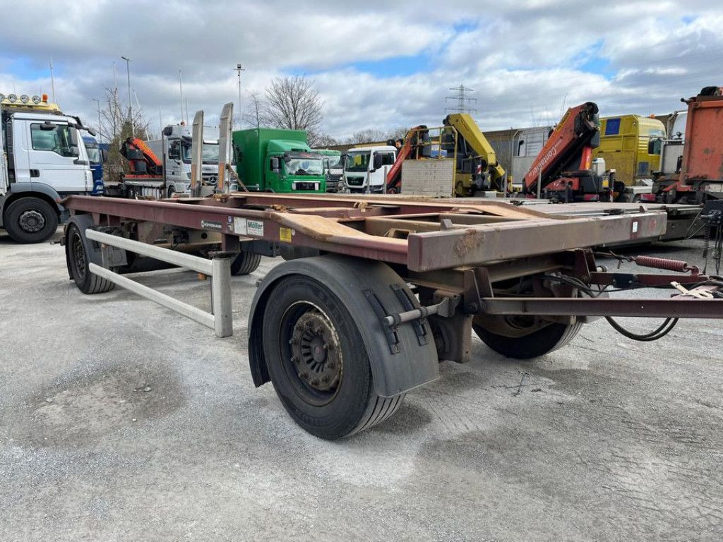 Hüffermann 2-achs Abrollanhänger HAR 18.70 Containeranhänge - Kancali yükleyici/ Hidrolift römork: fotoğraf 2 Hüffermann 2-achs Abrollanhänger HAR 18.70 Containeranhänge - Kancali yükleyici/ Hidrolift römork: fotoğraf 2