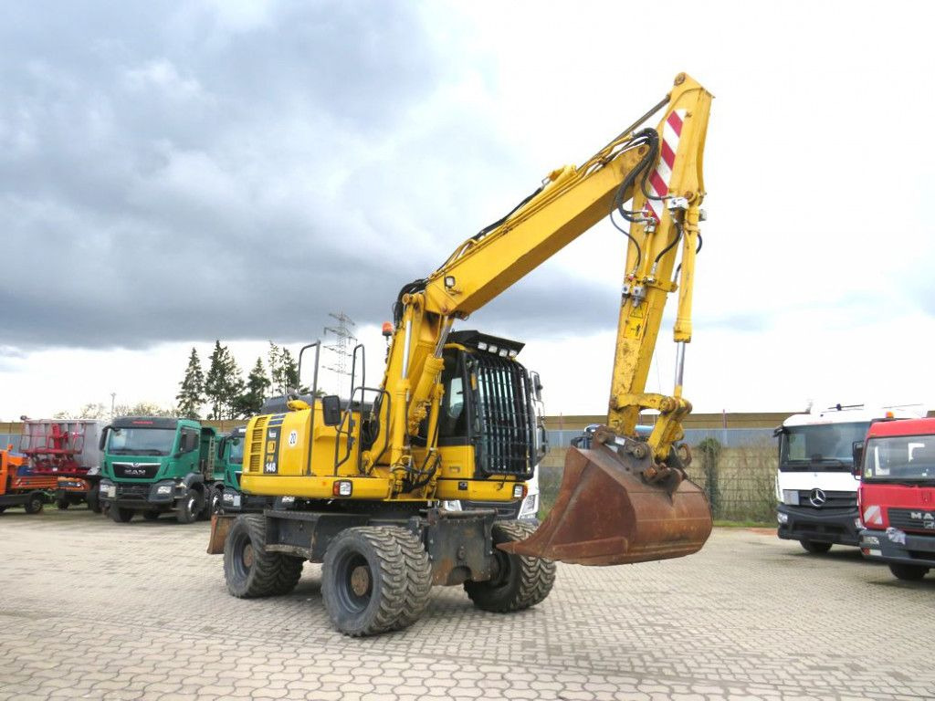 Komatsu Mobilbagger PW 148 - 8 Bagger 6.824h Deutsch top - Tekerlekli ekskavatör: fotoğraf 2 Komatsu Mobilbagger PW 148 - 8 Bagger 6.824h Deutsch top - Tekerlekli ekskavatör: fotoğraf 2