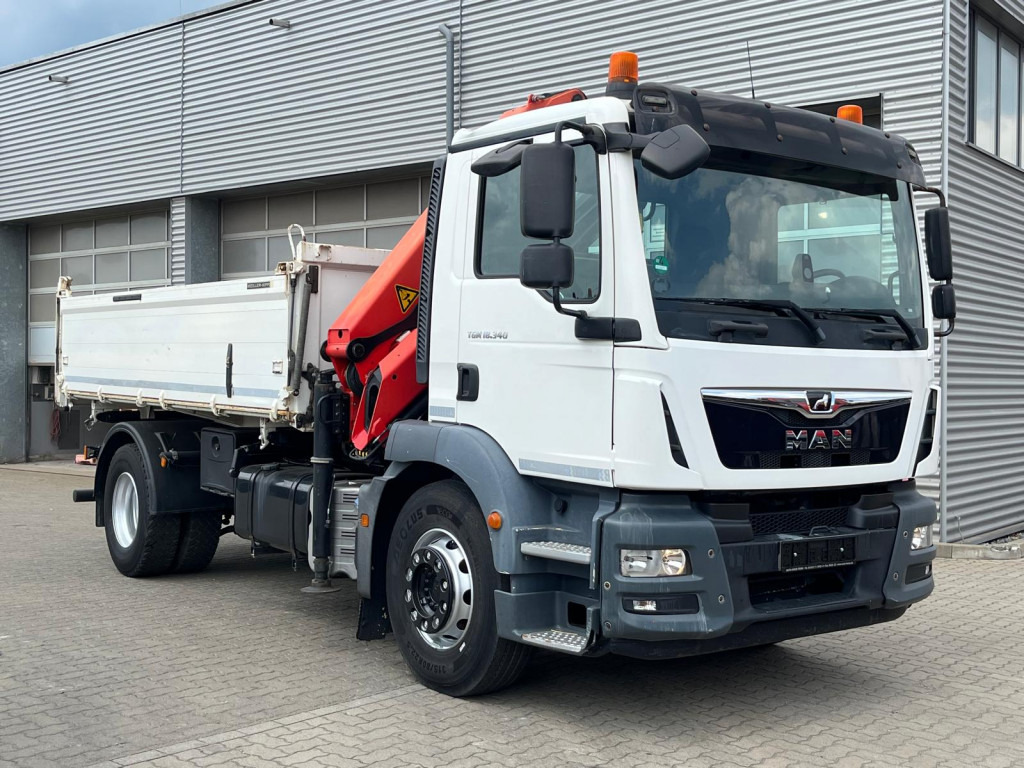 MAN MAN TG-M 2-Achs Kipper Kran 18.340 4x2 Palf. PK 13001 KA - Damperli kamyon, Vinçli kamyon: fotoğraf 2 MAN MAN TG-M 2-Achs Kipper Kran 18.340 4x2 Palf. PK 13001 KA - Damperli kamyon, Vinçli kamyon: fotoğraf 2