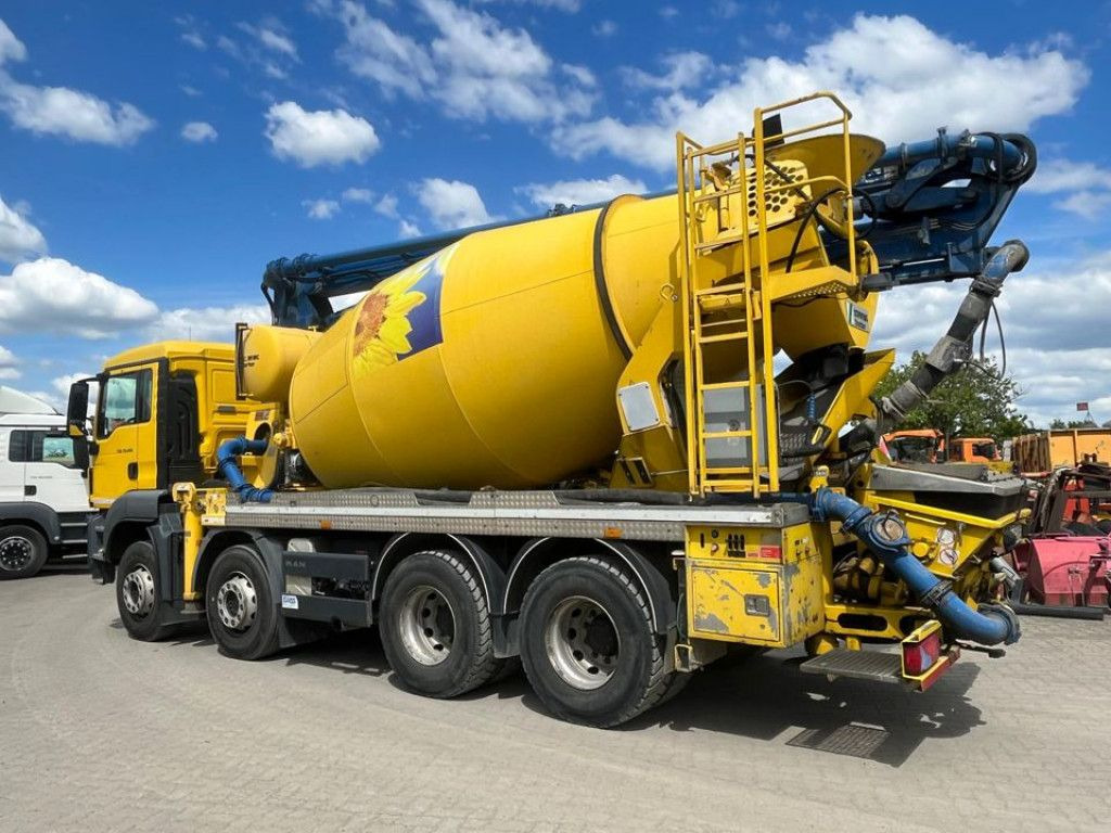MAN TG-S 35.360 8x4 BB Pumi Pumi 24mKolbenpumpe deut - Mobil beton pompası: fotoğraf 3 MAN TG-S 35.360 8x4 BB Pumi Pumi 24mKolbenpumpe deut - Mobil beton pompası: fotoğraf 3