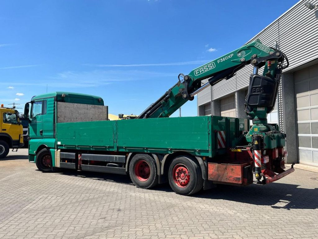 MAN TG-X 26.440 6x2-2 BL Pritsche Heckkran Fassi 360 - Sal/ Açık kasa kamyon, Vinçli kamyon: fotoğraf 3 MAN TG-X 26.440 6x2-2 BL Pritsche Heckkran Fassi 360 - Sal/ Açık kasa kamyon, Vinçli kamyon: fotoğraf 3
