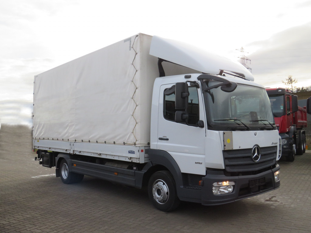 MERCEDES-BENZ Atego 818 L Pritsche LBW LBW 1 to AHK+Luftans - Tenteli kamyonet: fotoğraf 5 MERCEDES-BENZ Atego 818 L Pritsche LBW LBW 1 to AHK+Luftans - Tenteli kamyonet: fotoğraf 5