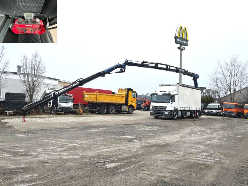 Mercedes-Benz Actros 2541 L6x2 Pritsche Heckkran 34m/to, Jib, - Sal/ Açık kasa kamyon, Vinçli kamyon: fotoğraf 3 Mercedes-Benz Actros 2541 L6x2 Pritsche Heckkran 34m/to, Jib, - Sal/ Açık kasa kamyon, Vinçli kamyon: fotoğraf 3