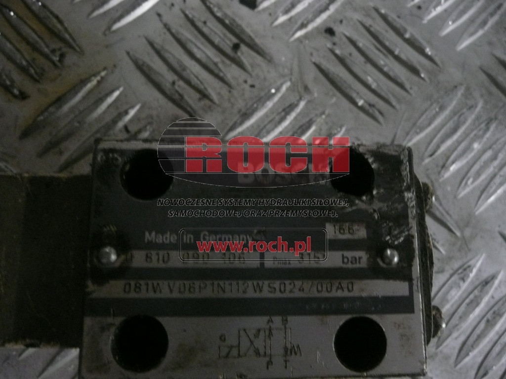 BOSCH 0810090106 081WV06P1N112WS024/00A0 - Hidrolik Valf: fotoğraf 2 BOSCH 0810090106 081WV06P1N112WS024/00A0 - Hidrolik Valf: fotoğraf 2