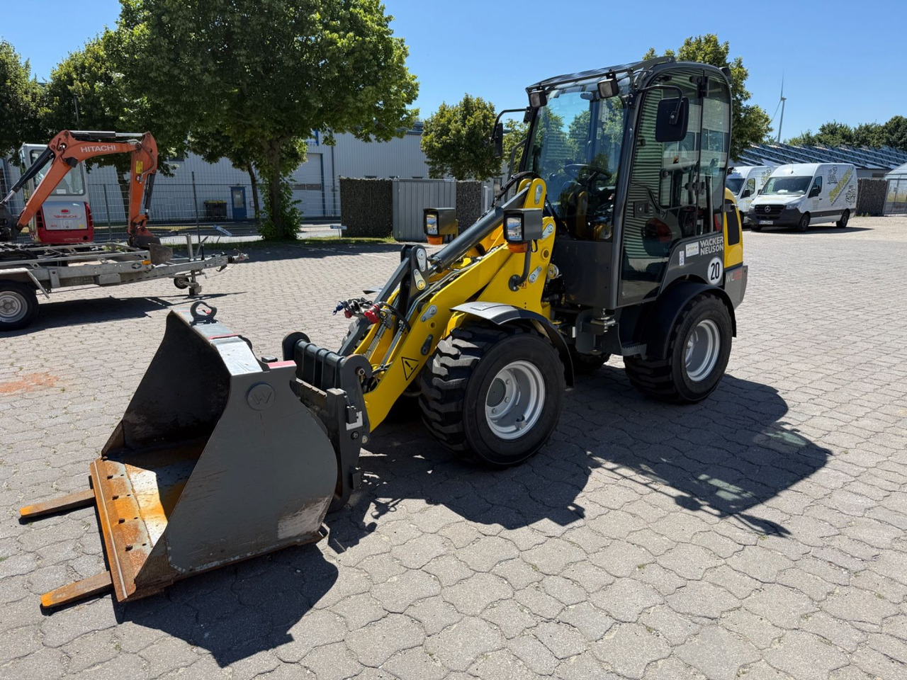 Wacker WL 25, Bj 23, 210 BH, Breitreifen Schaufel Gabel - Tekerlekli yükleyici: fotoğraf 1 Wacker WL 25, Bj 23, 210 BH, Breitreifen Schaufel Gabel - Tekerlekli yükleyici: fotoğraf 1