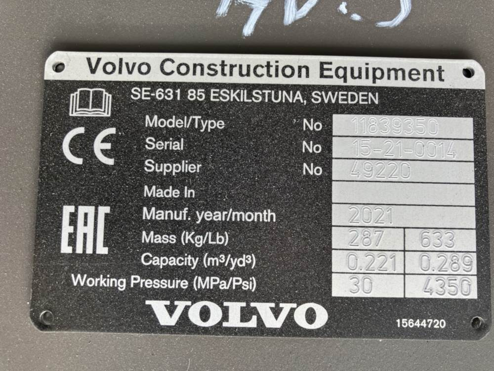 Volvo Böschungslöffel schwenkbar - Iş makinesi: fotoğraf 4 Volvo Böschungslöffel schwenkbar - Iş makinesi: fotoğraf 4