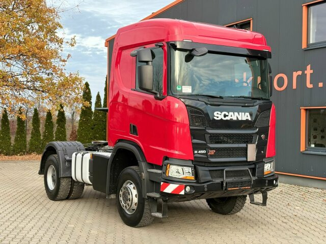 Scania G450 4x4 Euro 6 SZM Kipphydraulik Blatt/ Blatt - Çekici: fotoğraf 1 Scania G450 4x4 Euro 6 SZM Kipphydraulik Blatt/ Blatt - Çekici: fotoğraf 1