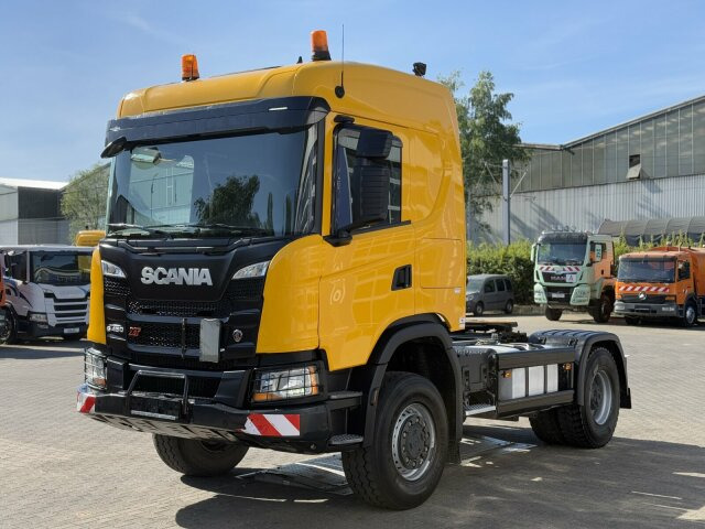 Çekici Scania G450 XT 4x4 Euro 6 SZM Kipphydraulik Blatt/ Luft: fotoğraf 12