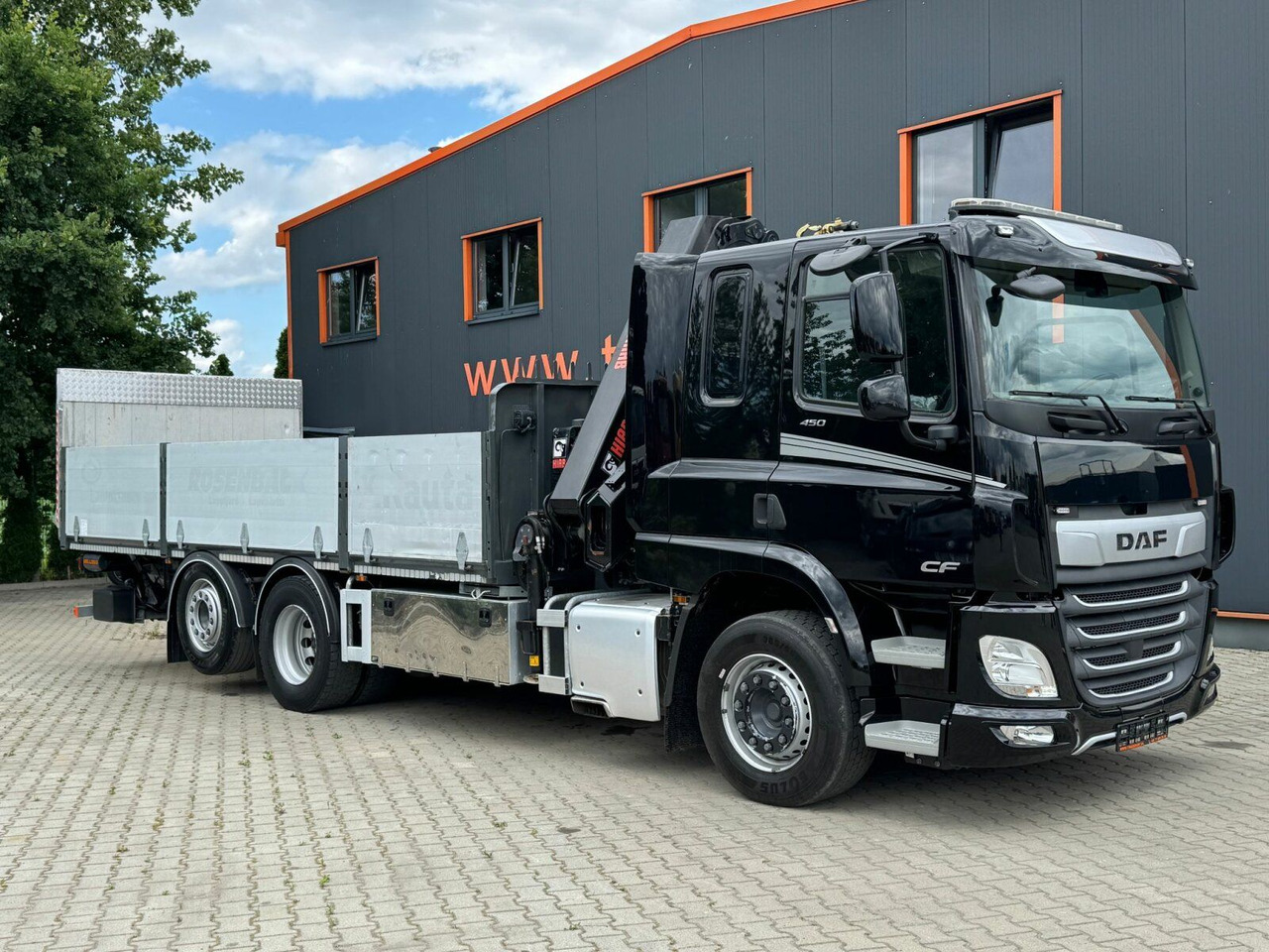 DAF CF 450 FAN 6x2 Pritsche mit Kran HIAB 188 E-6 - Vinçli kamyon: fotoğraf 4 DAF CF 450 FAN 6x2 Pritsche mit Kran HIAB 188 E-6 - Vinçli kamyon: fotoğraf 4