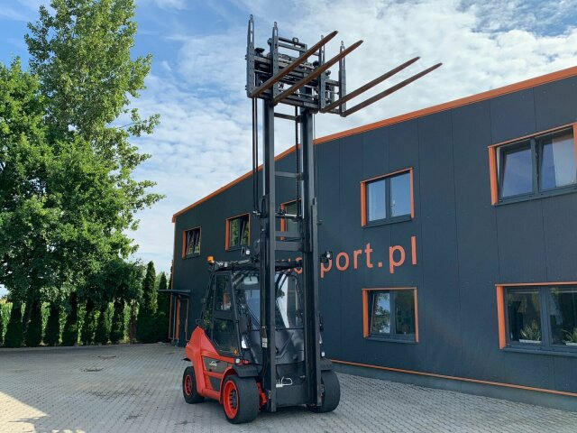 Linde H80T-03 Gas Stapler - LPG forklift: fotoğraf 4 Linde H80T-03 Gas Stapler - LPG forklift: fotoğraf 4