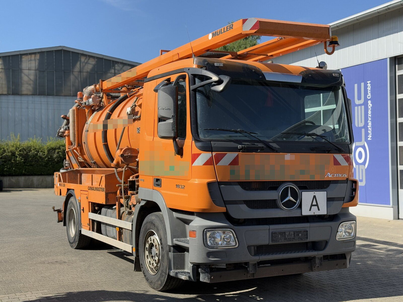 Mercedes-Benz ACTROS 1832 L Kanalreiniger MÜLLER 10.000 L - Vidanjör: fotoğraf 1 Mercedes-Benz ACTROS 1832 L Kanalreiniger MÜLLER 10.000 L - Vidanjör: fotoğraf 1