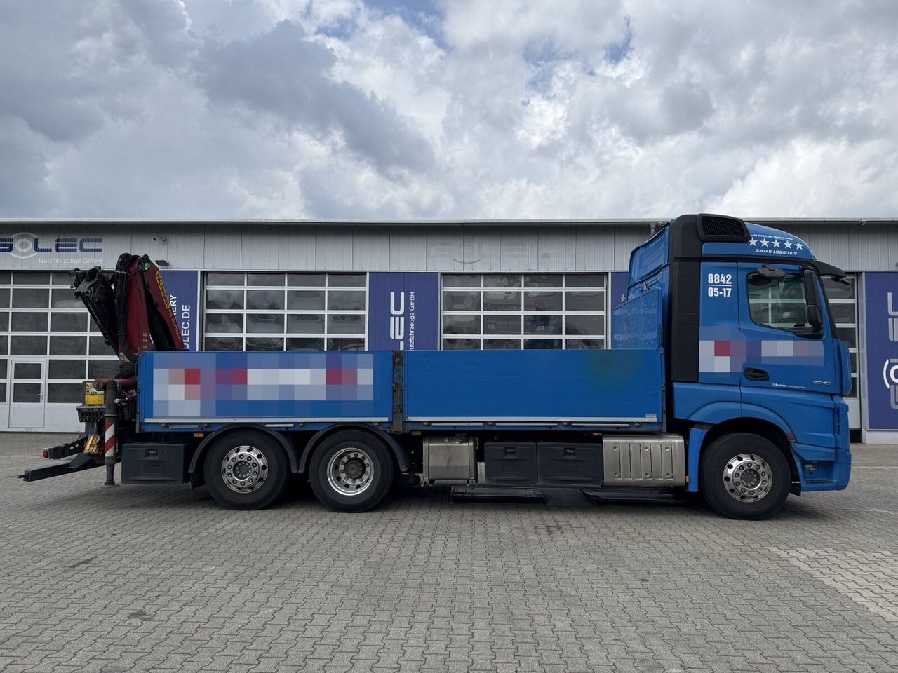 Mercedes-Benz ACTROS 2545 6x2 Pritsche Kran Palfinger PK20001K - Sal/ Açık kasa kamyon, Vinçli kamyon: fotoğraf 2 Mercedes-Benz ACTROS 2545 6x2 Pritsche Kran Palfinger PK20001K - Sal/ Açık kasa kamyon, Vinçli kamyon: fotoğraf 2