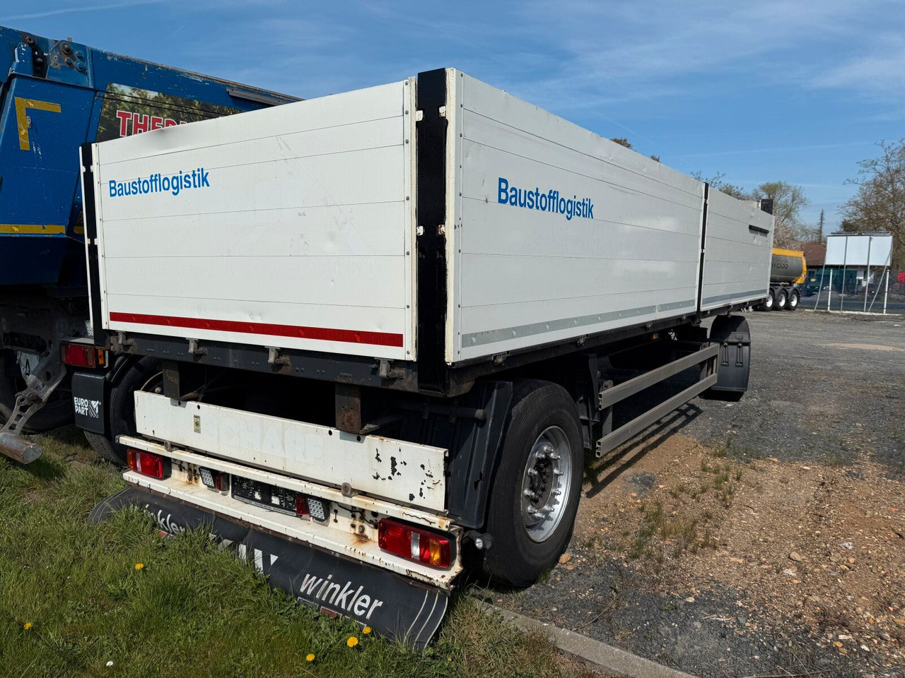 Schmitz Cargobull Gotha AFG 18 BS Baustoffanhänger 2 Achse - Platform/ Açık kasa römork: fotoğraf 3 Schmitz Cargobull Gotha AFG 18 BS Baustoffanhänger 2 Achse - Platform/ Açık kasa römork: fotoğraf 3