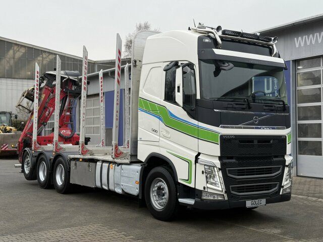Volvo FH 510 8x4 Holztransporter Kran PENZ *Anhänger - Tomruk kamyonu, Vinçli kamyon: fotoğraf 1 Volvo FH 510 8x4 Holztransporter Kran PENZ *Anhänger - Tomruk kamyonu, Vinçli kamyon: fotoğraf 1