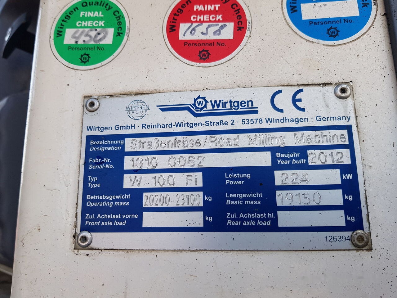 Wirtgen w100Fi - Asfalt freze: fotoğraf 5 Wirtgen w100Fi - Asfalt freze: fotoğraf 5