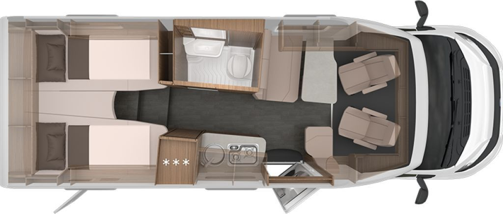 Knaus Van TI 650 MEG VANSATION Automatik - Semi entegre karavan: fotoğraf 2 Knaus Van TI 650 MEG VANSATION Automatik - Semi entegre karavan: fotoğraf 2