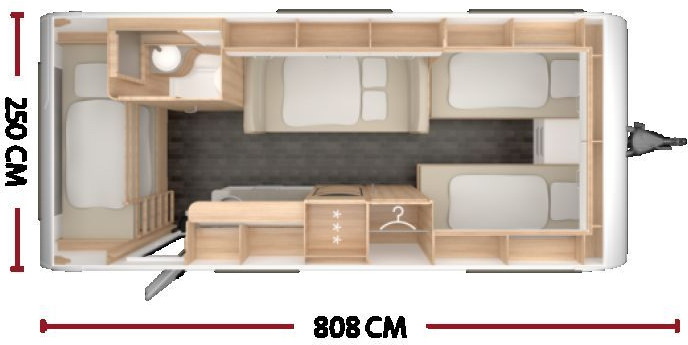 Tabbert Vivaldi 560 EMK 2,5 3 Pakete - Çekme karavan: fotoğraf 2 Tabbert Vivaldi 560 EMK 2,5 3 Pakete - Çekme karavan: fotoğraf 2