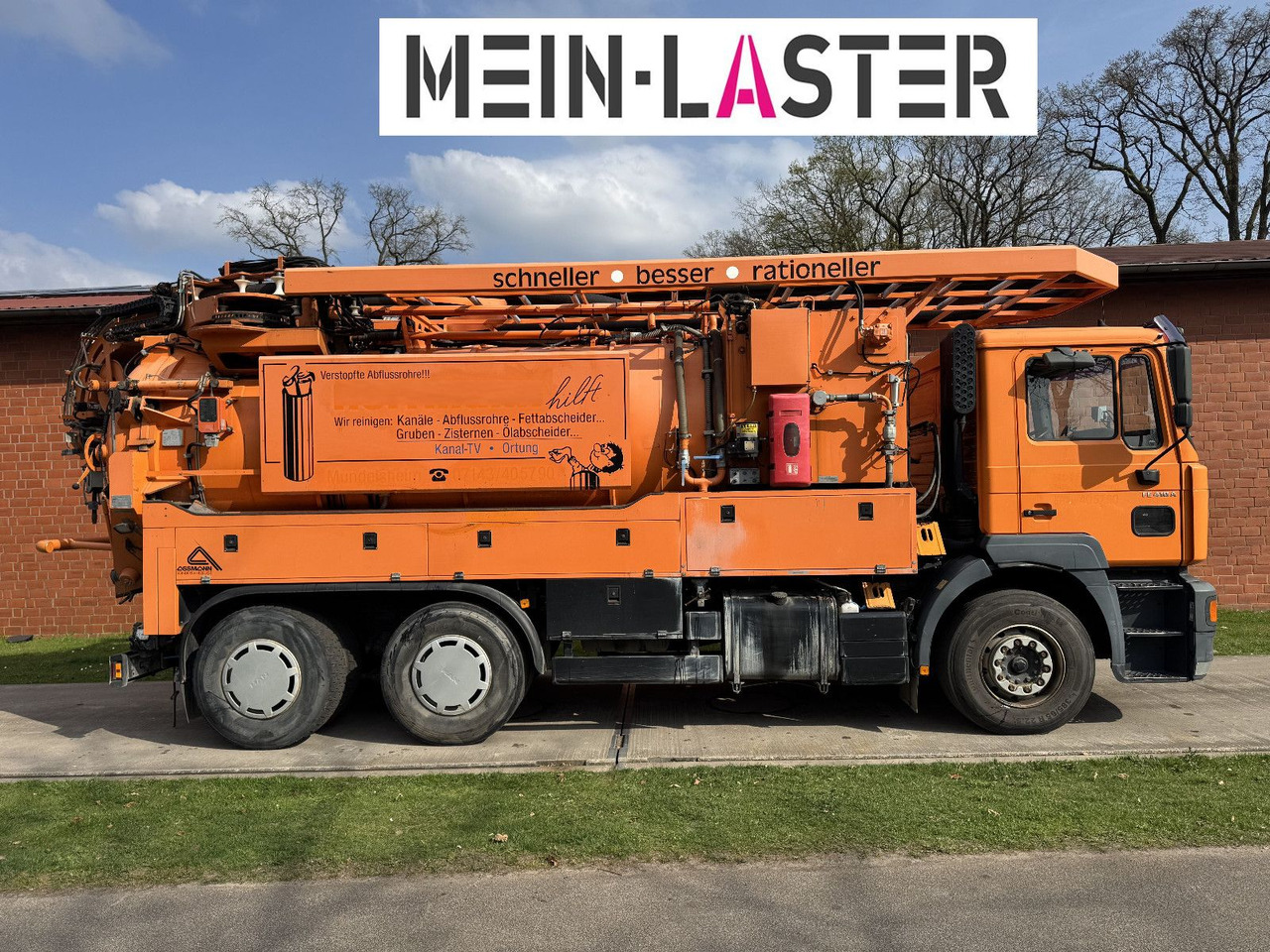 MAN FE 410 Assmann Saug HD Spüler Recycling + FB. - Vidanjör: fotoğraf 3 MAN FE 410 Assmann Saug HD Spüler Recycling + FB. - Vidanjör: fotoğraf 3