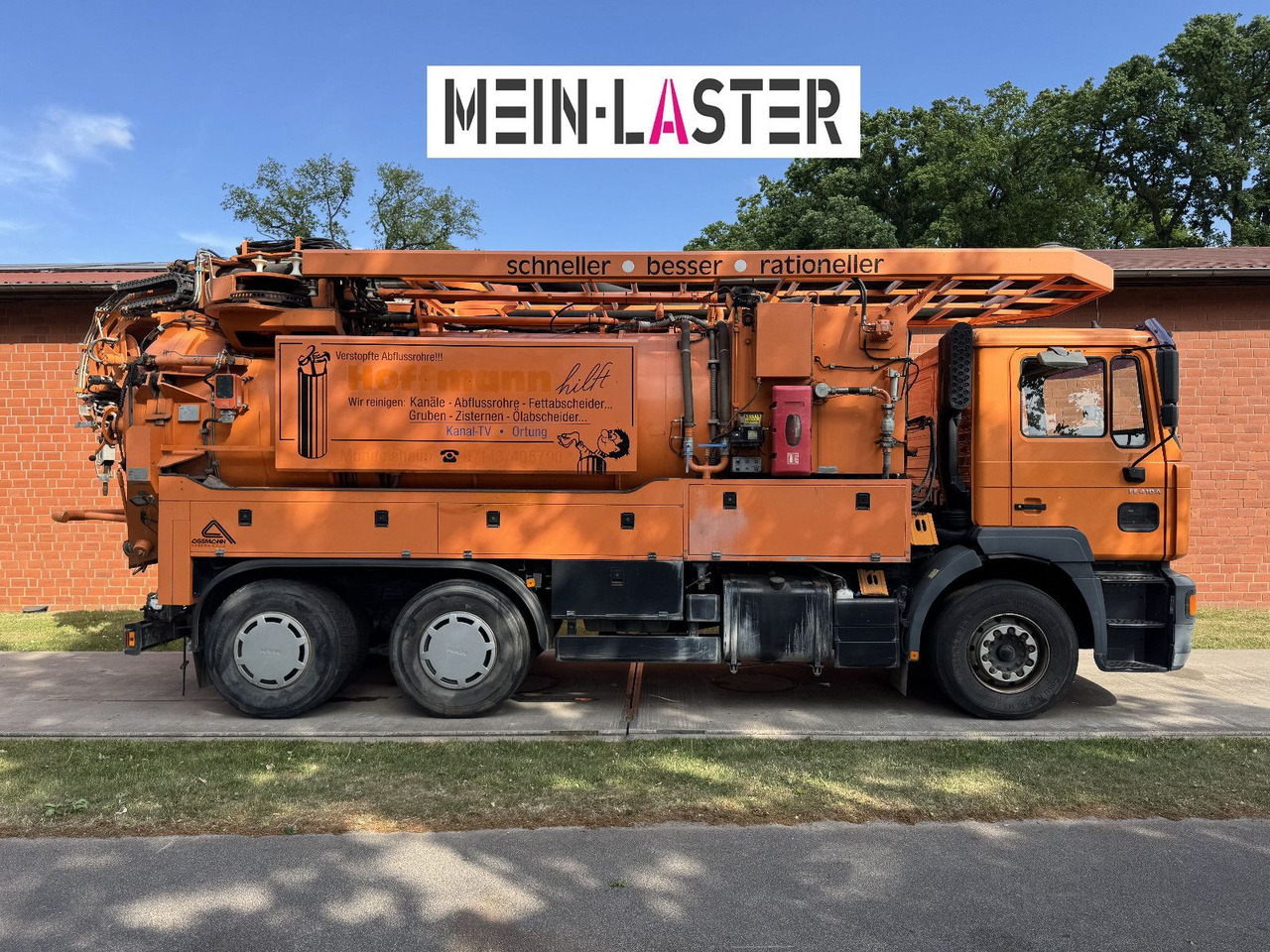 MAN FE 410 Assmann Saug HD Spüler Recycling + FB. - Vidanjör: fotoğraf 3 MAN FE 410 Assmann Saug HD Spüler Recycling + FB. - Vidanjör: fotoğraf 3